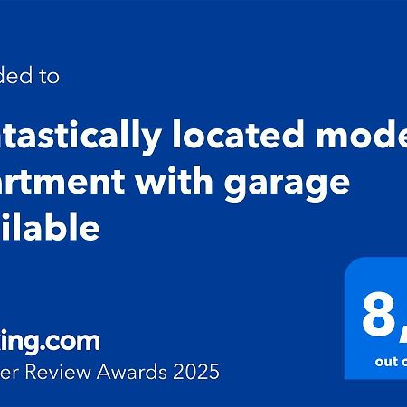 Fantastically Located Modern Apartment With Garage Available 奥斯滕德 外观 照片